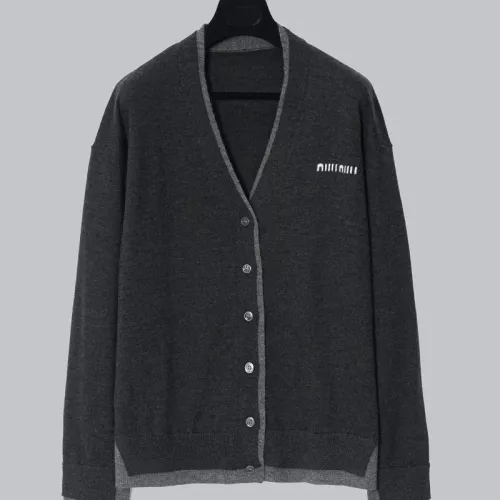 Wholesale MIU MIU Sweaters Long Sleeved For Unisex #1379627 $64.00 USD, Wholesale Quality Replica MIU MIU Sweaters