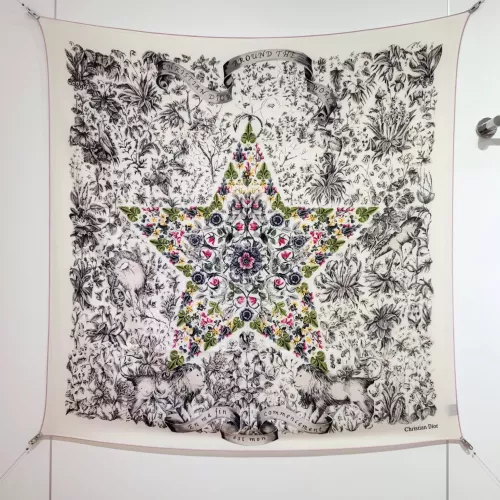 Wholesale Christian Dior Silk Squares #1379769 $85.00 USD, Wholesale Quality Replica Christian Dior Scarf