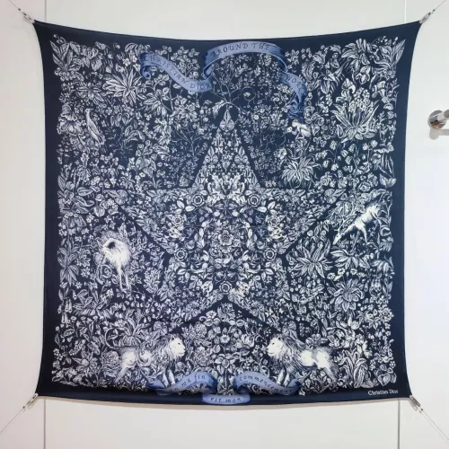 Wholesale Christian Dior Silk Squares #1379770 $85.00 USD, Wholesale Quality Replica Christian Dior Scarf
