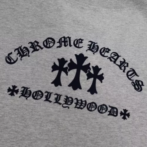 Replica Chrome Hearts T-Shirts Long Sleeved For Unisex #1379776 $68.00 USD for Wholesale