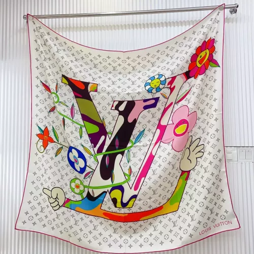 Wholesale Louis Vuitton Silk Squares #1379782 $82.00 USD, Wholesale Quality Replica Louis Vuitton Scarf