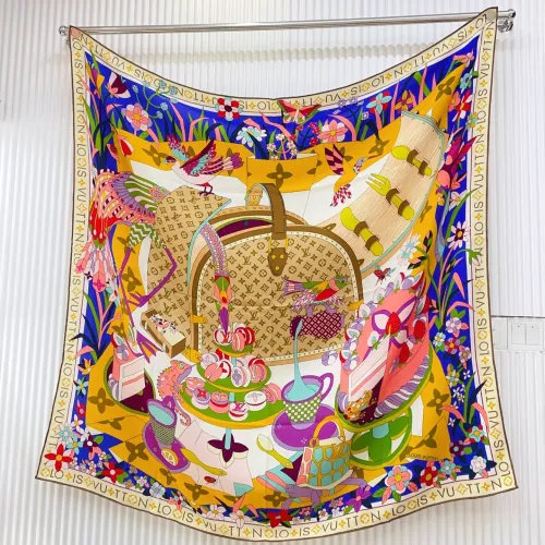 Wholesale Louis Vuitton Silk Squares #1379798 $82.00 USD, Wholesale Quality Replica Louis Vuitton Scarf
