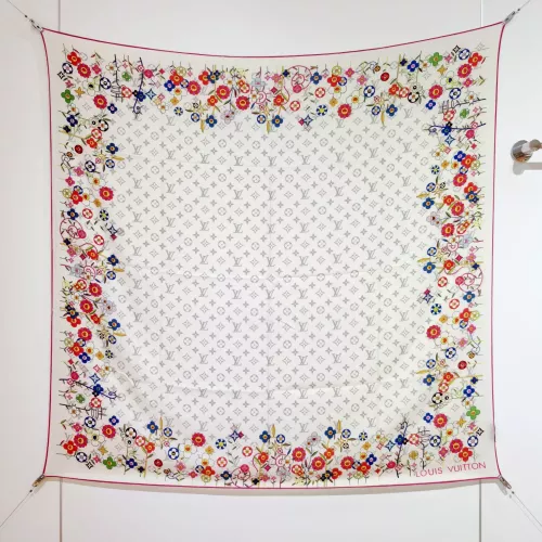 Wholesale Louis Vuitton Silk Squares #1379817 $85.00 USD, Wholesale Quality Replica Louis Vuitton Scarf