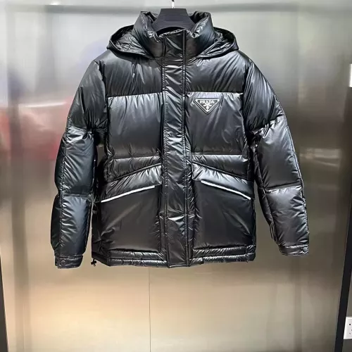 Wholesale Prada Down Feather Coat Long Sleeved For Men #1379881 $170.00 USD, Wholesale Quality Replica Prada Down Feather Coat