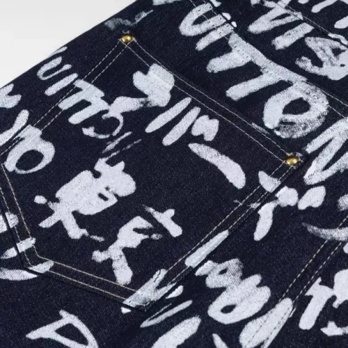 Replica Louis Vuitton LV Jeans For Unisex #1379947 $92.00 USD for Wholesale