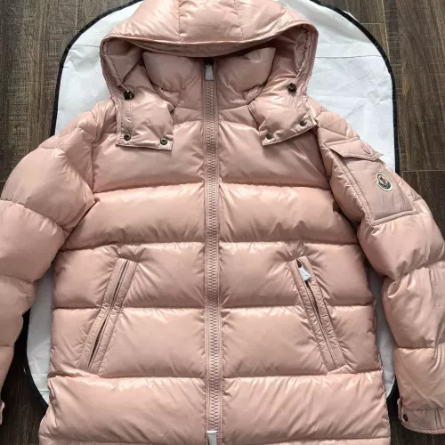 Wholesale Moncler Down Feather Coat Long Sleeved For Women #1380213 $132.00 USD, Wholesale Quality Replica Moncler Down Feather Coat