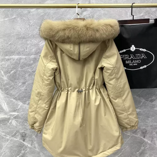 Replica Prada Down Feather Coat Long Sleeved For Women #1380224 $247.93 USD for Wholesale