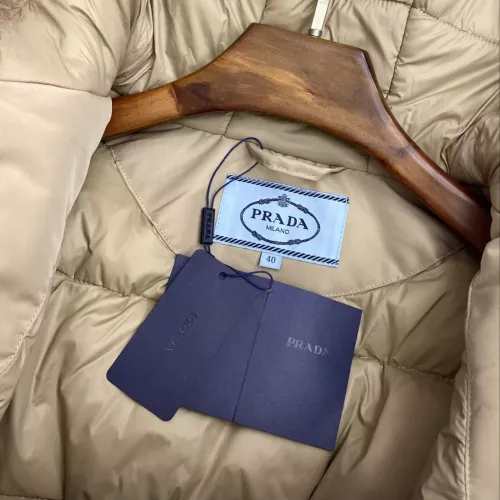 Replica Prada Down Feather Coat Long Sleeved For Women #1380224 $247.93 USD for Wholesale