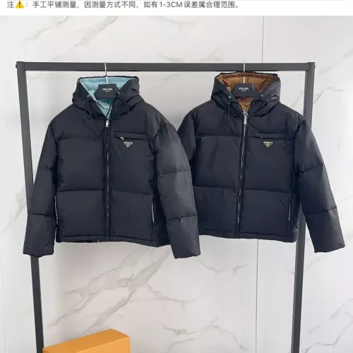 Replica Prada Down Feather Coat Long Sleeved For Women #1380290 $170.00 USD for Wholesale