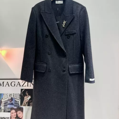 Wholesale Yves Saint Laurent YSL Coat Long Sleeved For Women #1380291 $162.00 USD, Wholesale Quality Replica Yves Saint Laurent YSL Coat