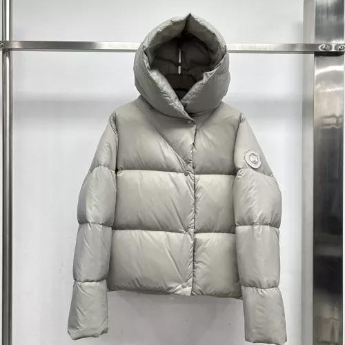 Wholesale Canada Goose Down Feather Coat Long Sleeved For Women #1380294 $215.00 USD, Wholesale Quality Replica Canada Goose Down Feather Coat