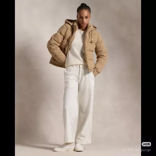 Replica Ralph Lauren Polo Down Feather Coat Long Sleeved For Women #1380297 $140.00 USD for Wholesale