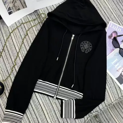 Replica Chrome Hearts Tracksuits Long Sleeved For Women #1380305 $135.00 USD for Wholesale