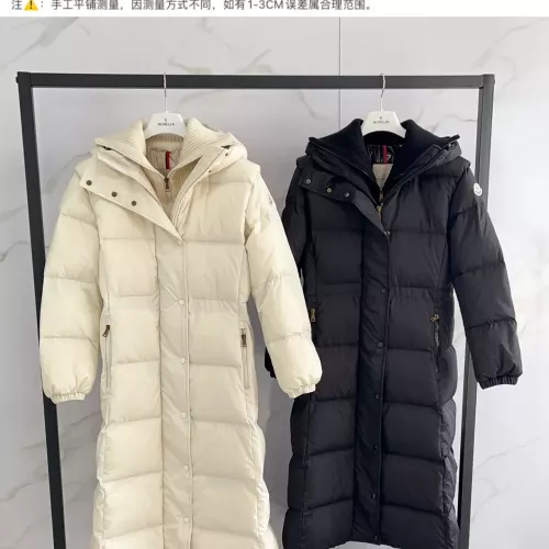 Replica Moncler Down Feather Coat Long Sleeved For Women #1380306 $192.00 USD for Wholesale