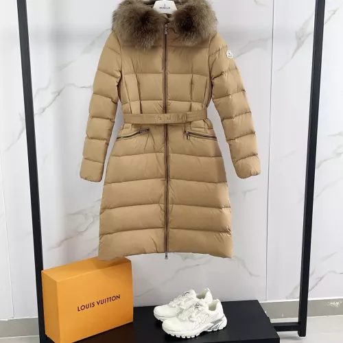 Wholesale Moncler Down Feather Coat Long Sleeved For Women #1380339 $185.00 USD, Wholesale Quality Replica Moncler Down Feather Coat