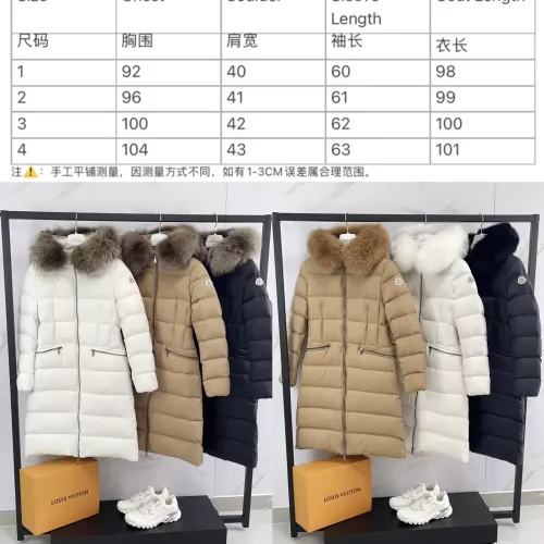 Replica Moncler Down Feather Coat Long Sleeved For Women #1380339 $185.00 USD for Wholesale