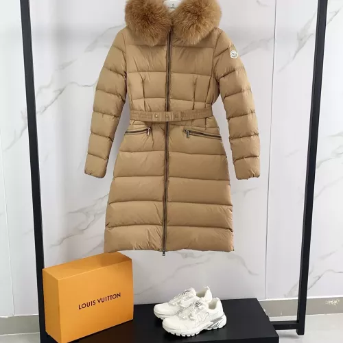 Wholesale Moncler Down Feather Coat Long Sleeved For Women #1380341 $185.00 USD, Wholesale Quality Replica Moncler Down Feather Coat