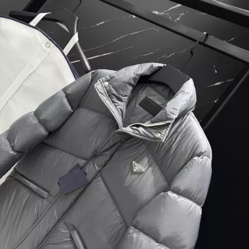 Replica Prada Down Feather Coat Long Sleeved For Unisex #1380375 $247.93 USD for Wholesale