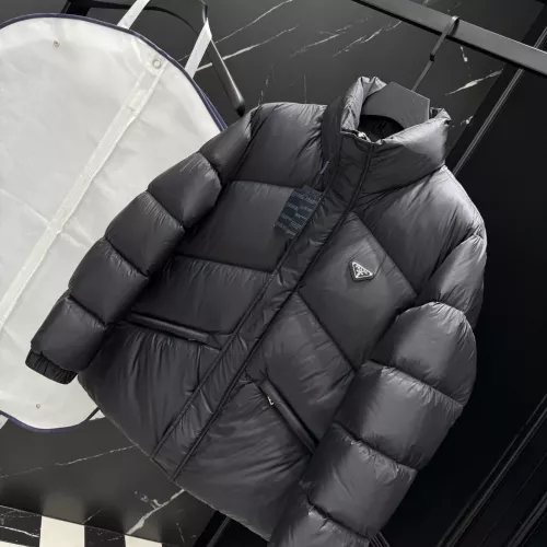 Replica Prada Down Feather Coat Long Sleeved For Unisex #1380376 $247.93 USD for Wholesale