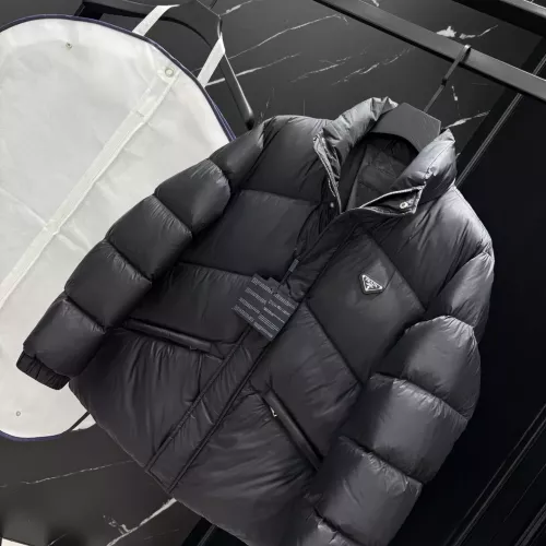 Replica Prada Down Feather Coat Long Sleeved For Unisex #1380376 $247.93 USD for Wholesale