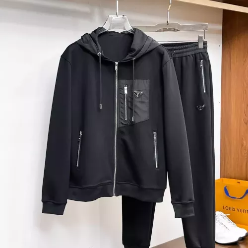 Wholesale Prada Tracksuits Long Sleeved For Men #1380411 $108.00 USD, Wholesale Quality Replica Prada Tracksuits