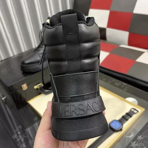 Replica Versace High Tops Shoes For Men #1380519 $88.00 USD for Wholesale