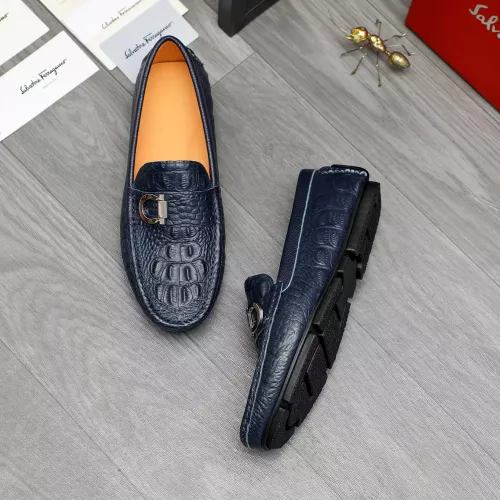 Wholesale Salvatore Ferragamo Leather Shoes For Men #1380524 $76.00 USD, Wholesale Quality Replica Salvatore Ferragamo Leather Shoes