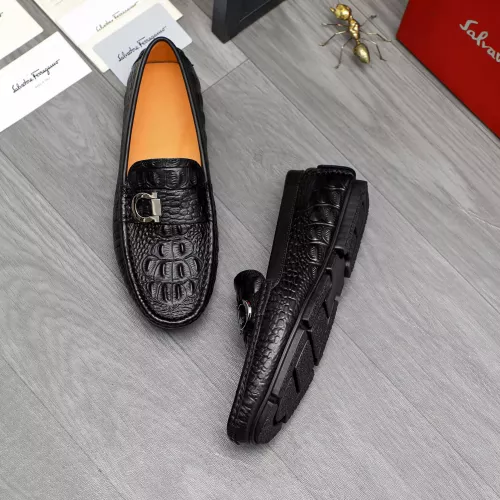 Wholesale Salvatore Ferragamo Leather Shoes For Men #1380525 $76.00 USD, Wholesale Quality Replica Salvatore Ferragamo Leather Shoes