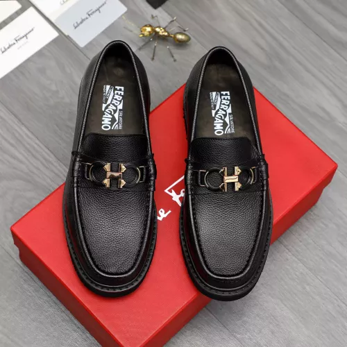 Wholesale Salvatore Ferragamo Leather Shoes For Men #1380528 $98.00 USD, Wholesale Quality Replica Salvatore Ferragamo Leather Shoes
