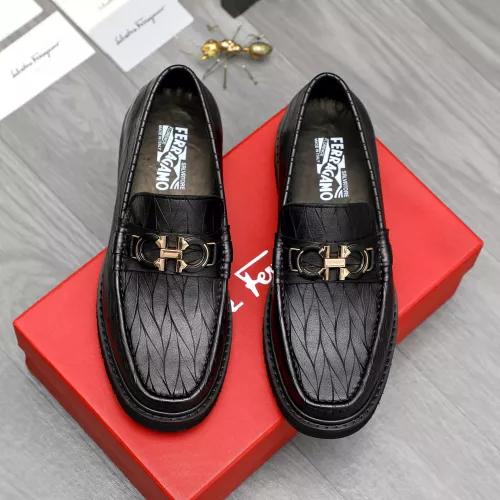 Wholesale Salvatore Ferragamo Leather Shoes For Men #1380529 $98.00 USD, Wholesale Quality Replica Salvatore Ferragamo Leather Shoes