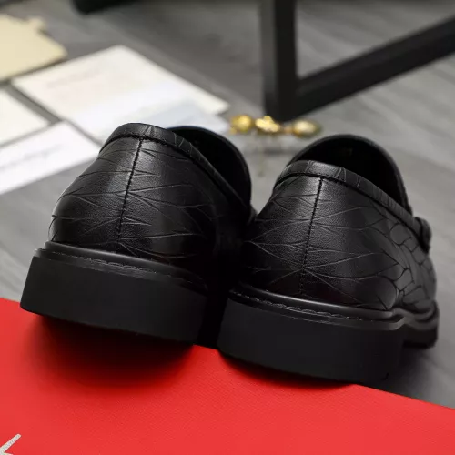 Replica Salvatore Ferragamo Leather Shoes For Men #1380529 $98.00 USD for Wholesale