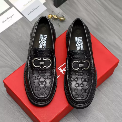 Wholesale Salvatore Ferragamo Leather Shoes For Men #1380537 $98.00 USD, Wholesale Quality Replica Salvatore Ferragamo Leather Shoes