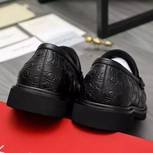 Replica Salvatore Ferragamo Leather Shoes For Men #1380537 $98.00 USD for Wholesale