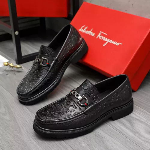 Wholesale Salvatore Ferragamo Leather Shoes For Men #1380548 $98.00 USD, Wholesale Quality Replica Salvatore Ferragamo Leather Shoes