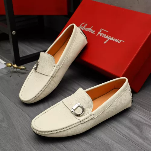 Wholesale Salvatore Ferragamo Leather Shoes For Men #1380550 $76.00 USD, Wholesale Quality Replica Salvatore Ferragamo Leather Shoes