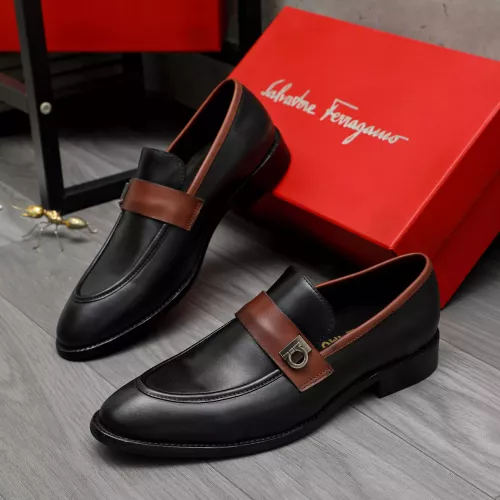 Wholesale Salvatore Ferragamo Leather Shoes For Men #1380555 $88.00 USD, Wholesale Quality Replica Salvatore Ferragamo Leather Shoes