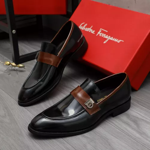 Wholesale Salvatore Ferragamo Leather Shoes For Men #1380556 $88.00 USD, Wholesale Quality Replica Salvatore Ferragamo Leather Shoes