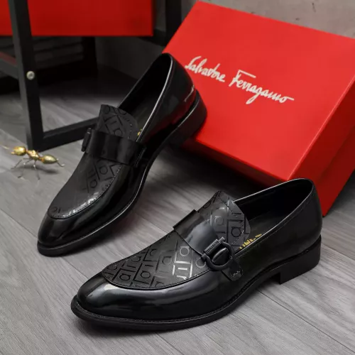 Wholesale Salvatore Ferragamo Leather Shoes For Men #1380560 $88.00 USD, Wholesale Quality Replica Salvatore Ferragamo Leather Shoes