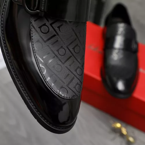Replica Salvatore Ferragamo Leather Shoes For Men #1380560 $88.00 USD for Wholesale