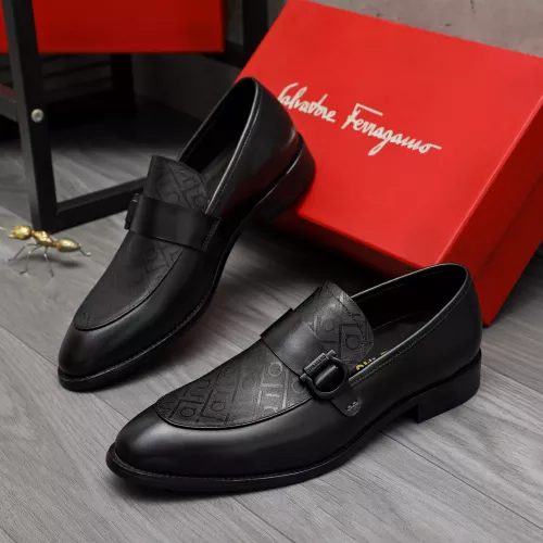 Wholesale Salvatore Ferragamo Leather Shoes For Men #1380561 $88.00 USD, Wholesale Quality Replica Salvatore Ferragamo Leather Shoes