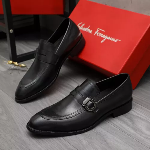 Wholesale Salvatore Ferragamo Leather Shoes For Men #1380567 $88.00 USD, Wholesale Quality Replica Salvatore Ferragamo Leather Shoes