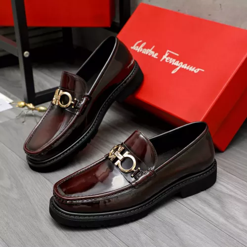 Wholesale Salvatore Ferragamo Leather Shoes For Men #1380568 $96.00 USD, Wholesale Quality Replica Salvatore Ferragamo Leather Shoes