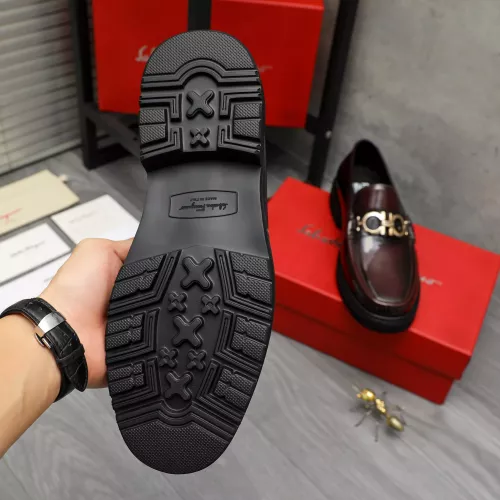 Replica Salvatore Ferragamo Leather Shoes For Men #1380568 $96.00 USD for Wholesale
