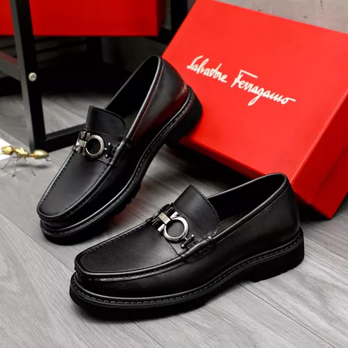 Wholesale Salvatore Ferragamo Leather Shoes For Men #1380571 $96.00 USD, Wholesale Quality Replica Salvatore Ferragamo Leather Shoes