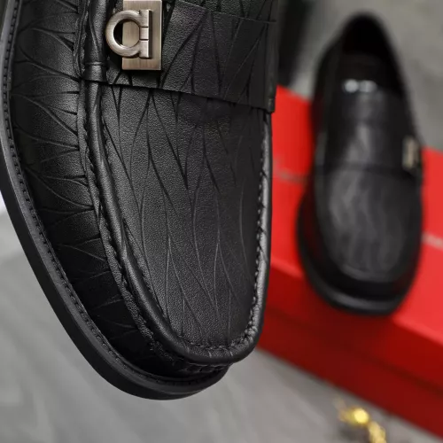 Replica Salvatore Ferragamo Leather Shoes For Men #1380572 $96.00 USD for Wholesale