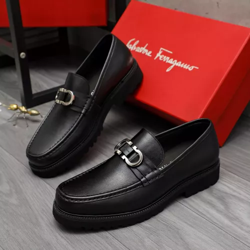 Wholesale Salvatore Ferragamo Leather Shoes For Men #1380580 $100.00 USD, Wholesale Quality Replica Salvatore Ferragamo Leather Shoes