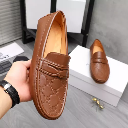 Replica Versace Leather Shoes For Men #1380602 $76.00 USD for Wholesale