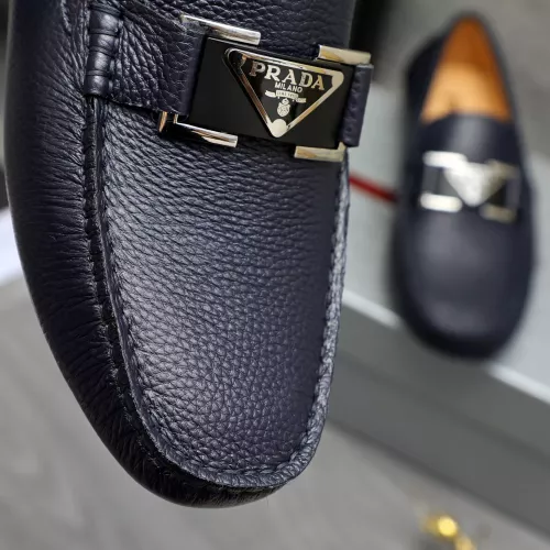 Replica Prada Leather Shoes For Men #1380619 $76.00 USD for Wholesale