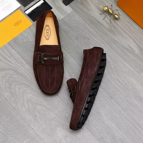 Replica TOD'S Oxfords Shoes For Men #1380629 $76.00 USD for Wholesale