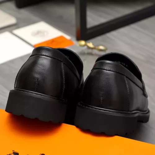 Replica Hermes Leather Shoes For Men #1380633 $85.00 USD for Wholesale